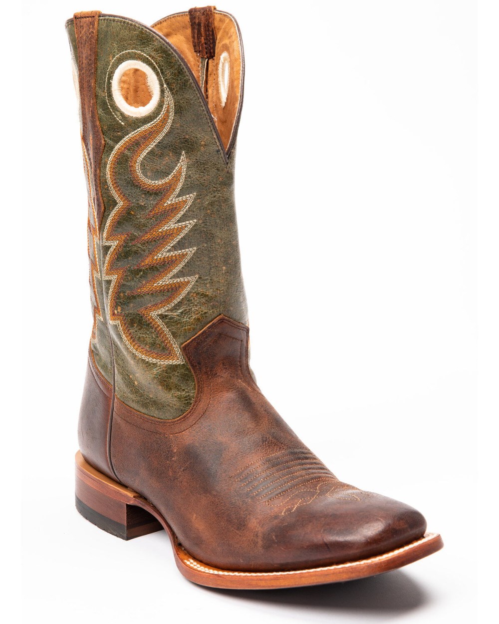 Cody James - Men's Union Xero Gravity Western Performance Boots - Broad Square Toe | Green