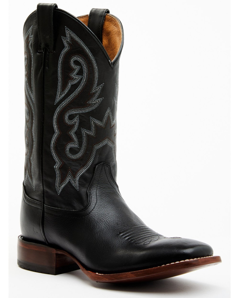 Cody James - Men's Square Toe Stockman Boots | Black