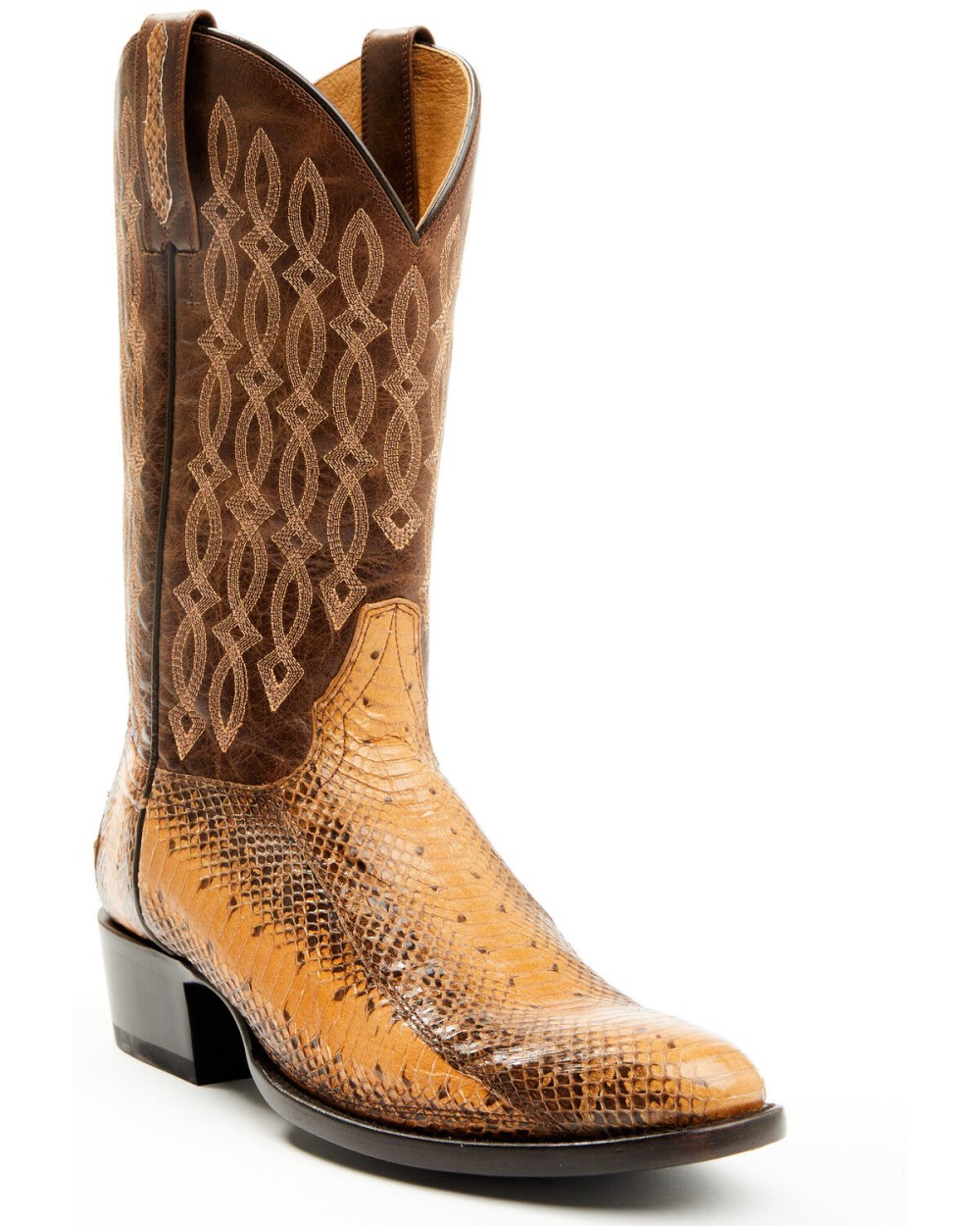 Cody James - Men's Exotic Water Snake Western Boots - Round Toe | Brown