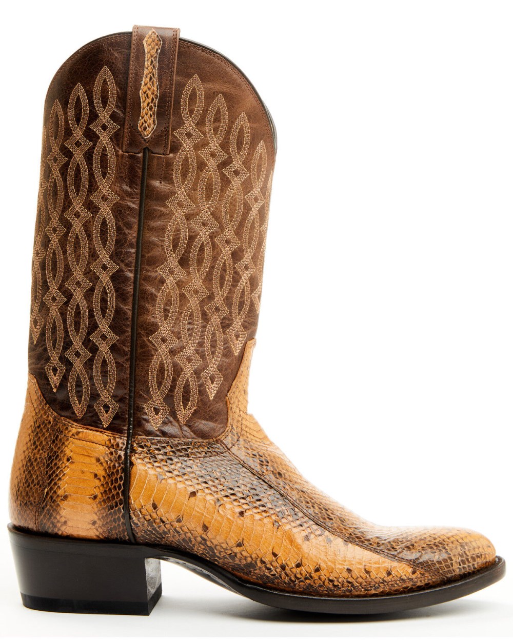 Cody James - Men's Exotic Water Snake Western Boots - Round Toe | Brown