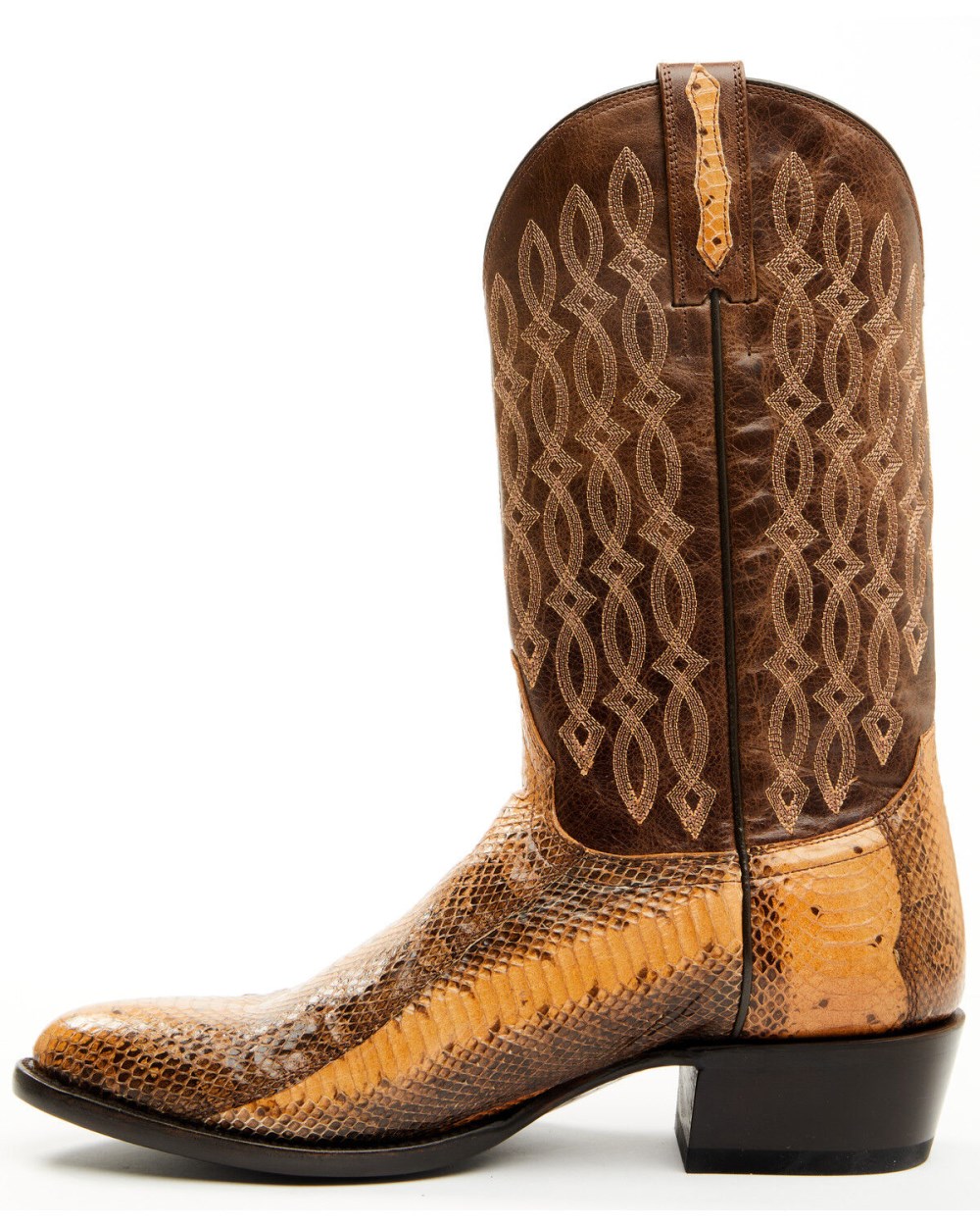 Cody James - Men's Exotic Water Snake Western Boots - Round Toe | Brown