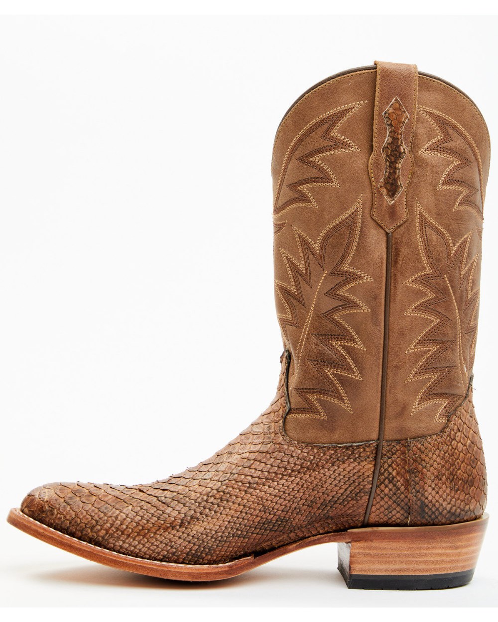Cody James - Men's Exotic Python Western Boots - Round Toe | Brown
