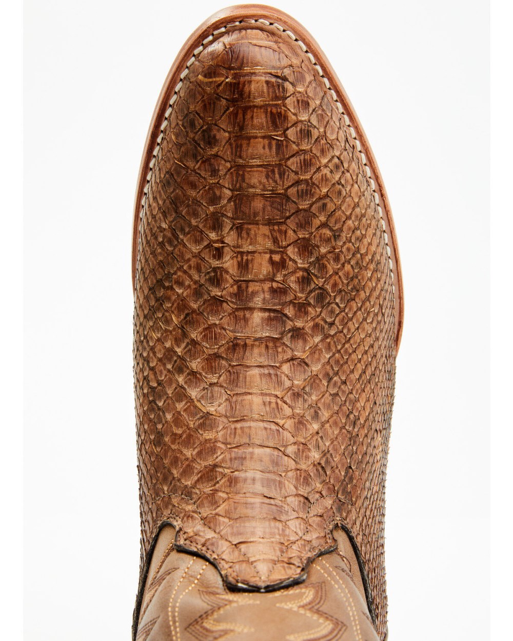 Cody James - Men's Exotic Python Western Boots - Round Toe | Brown