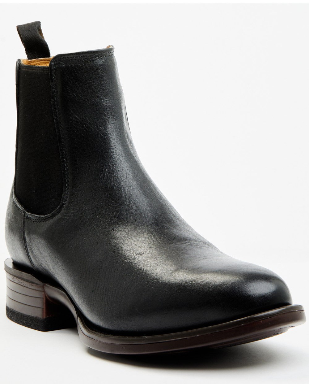 Cody James - Men's Scout Chelsea Boots - Round Toe | Black/red