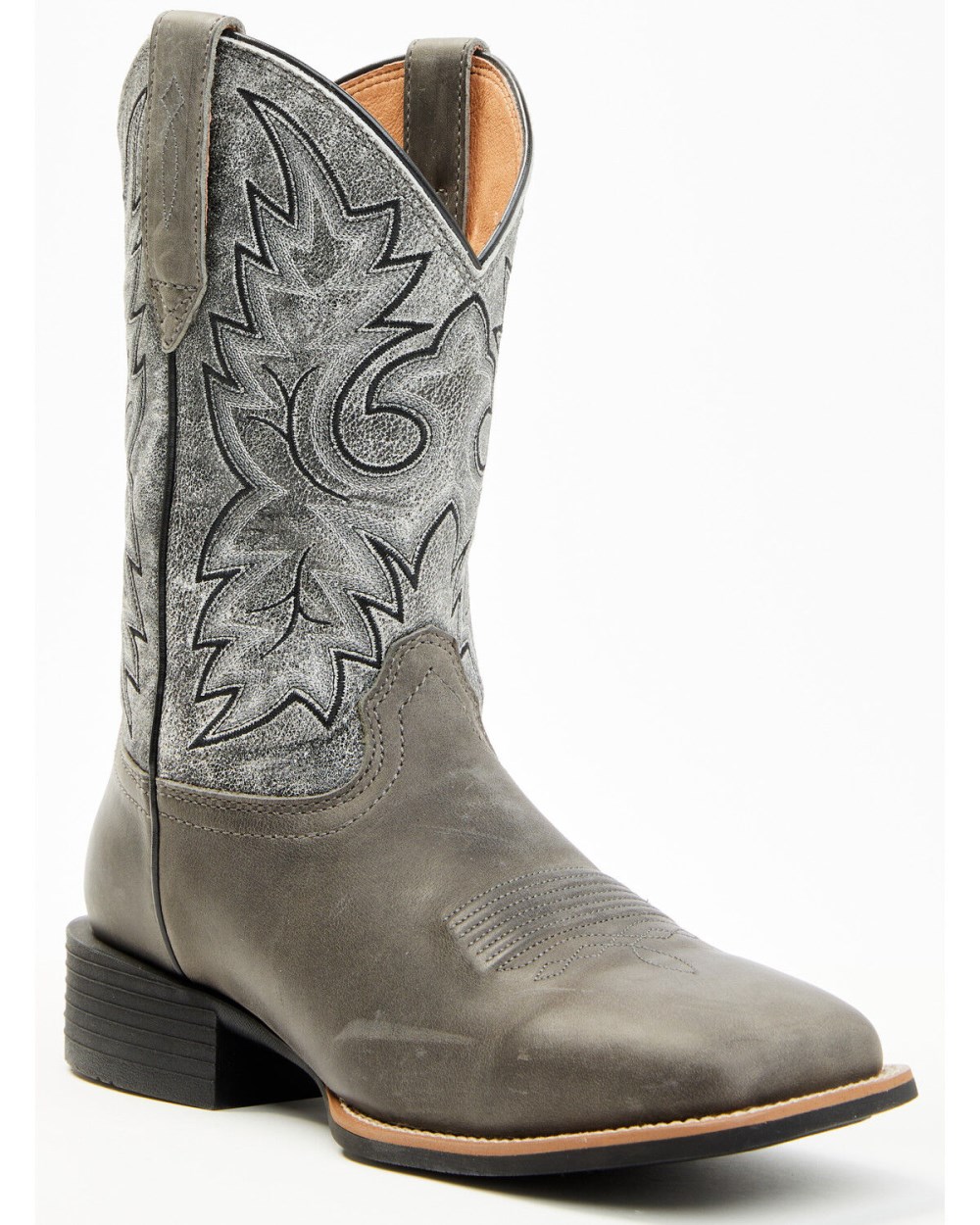 Cody James - Men's Badge Xero Gravity Western Boots - Broad Square Toe | Grey