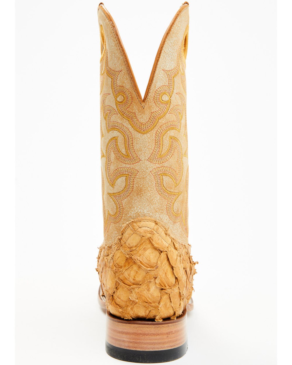 Cody James - Men's Exotic Pirarucu Western Boots - Broad Square Toe | Yellow