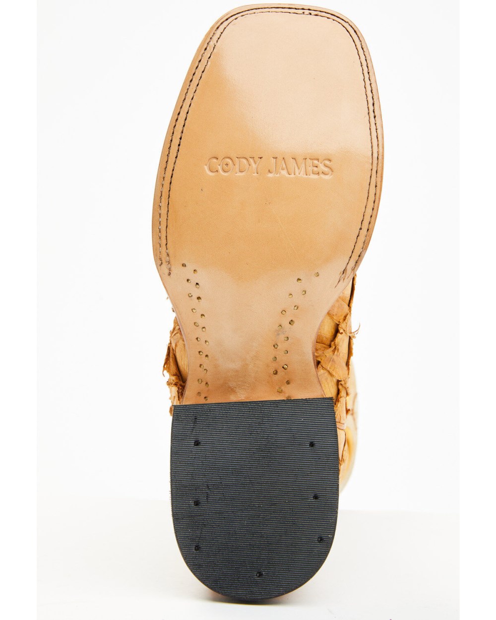 Cody James - Men's Exotic Pirarucu Western Boots - Broad Square Toe | Yellow
