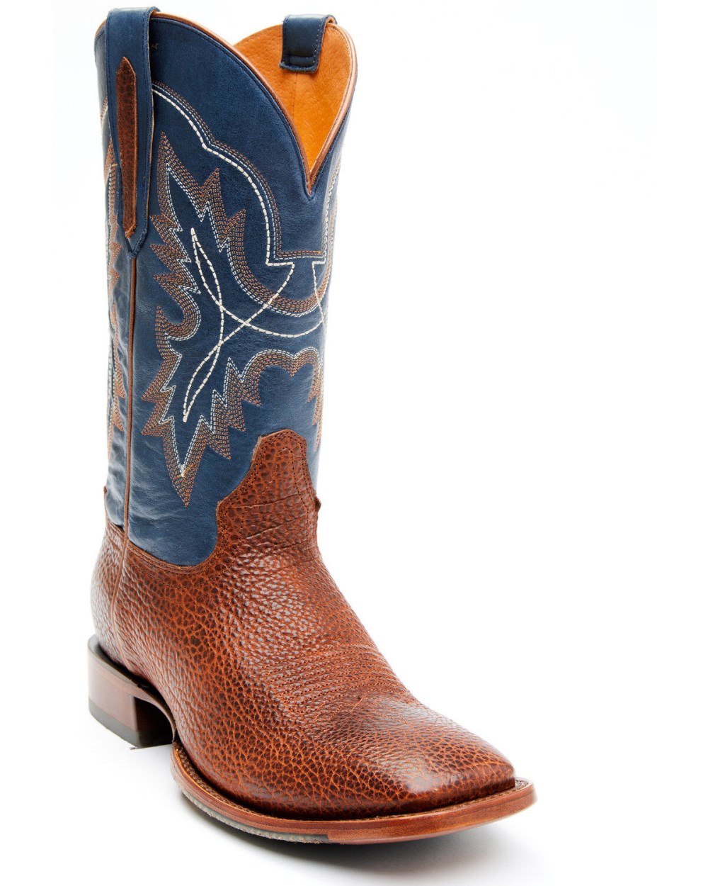 Cody James - Men's Whiskey Blues Western Performance Boots - Broad Square Toe | Blue