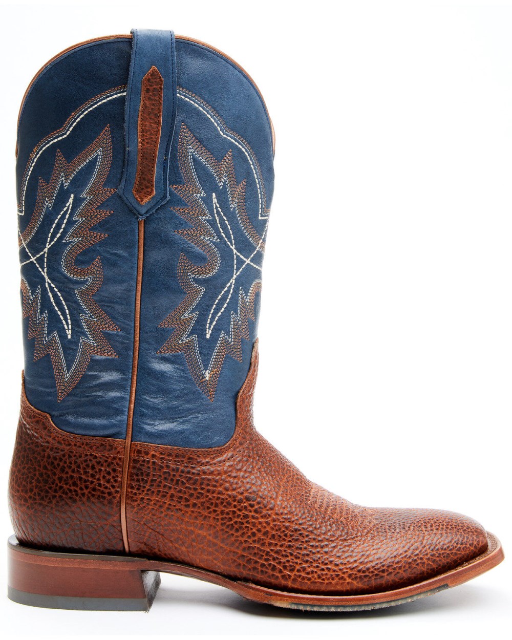 Cody James - Men's Whiskey Blues Western Performance Boots - Broad Square Toe | Blue