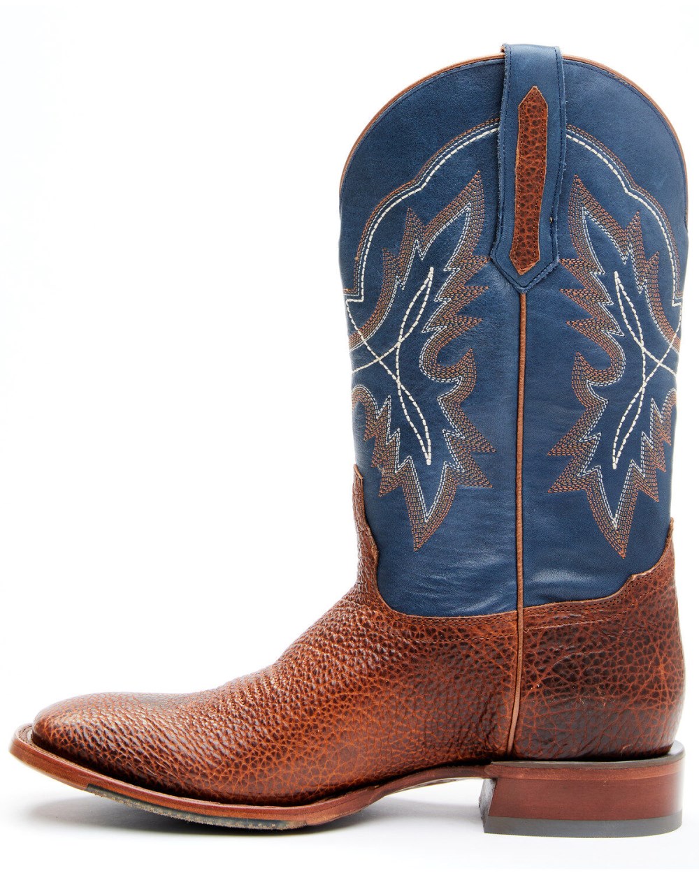 Cody James - Men's Whiskey Blues Western Performance Boots - Broad Square Toe | Blue