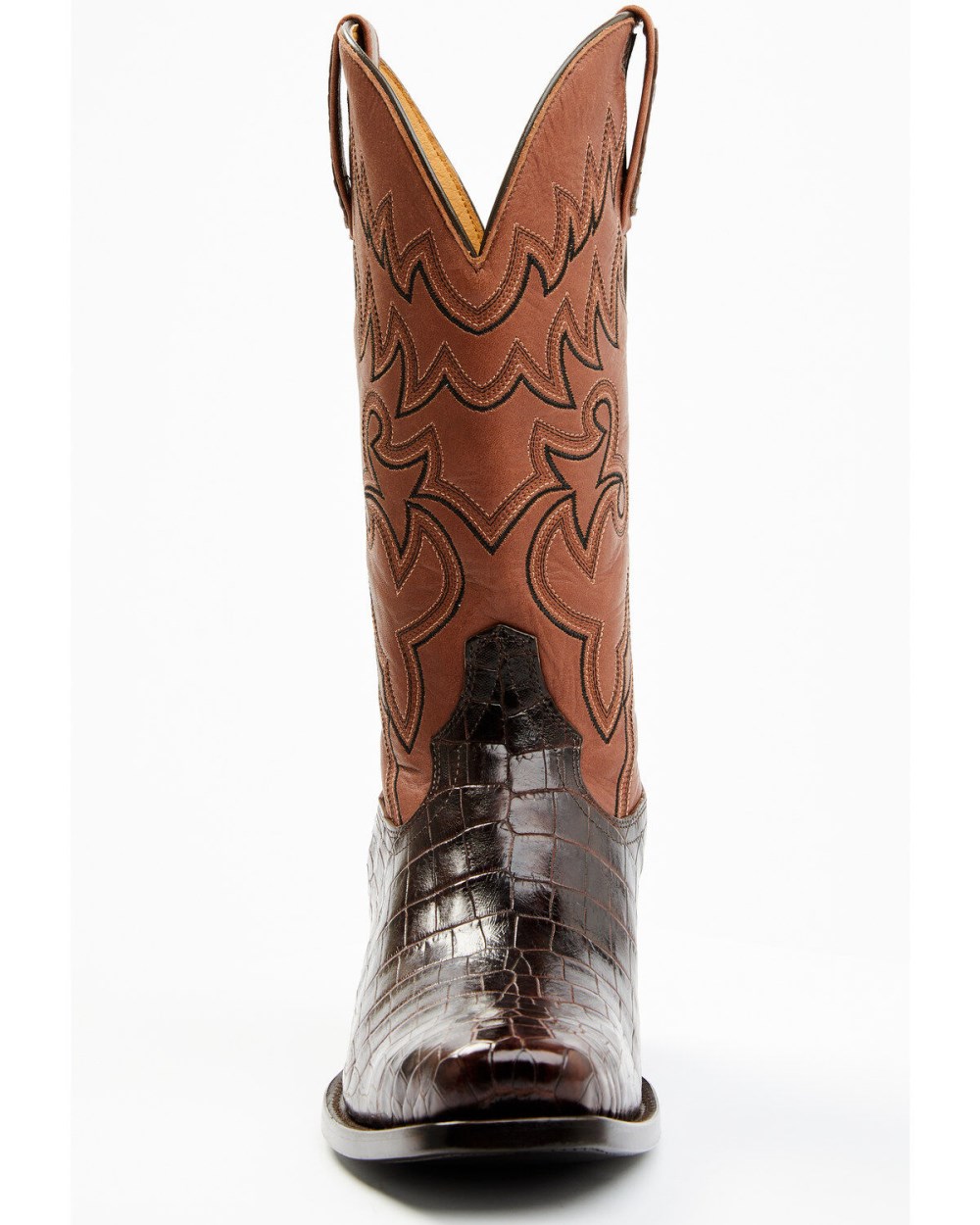 Cody James - Men's Exotic Alligator Western Boots - Square Toe | Chocolate
