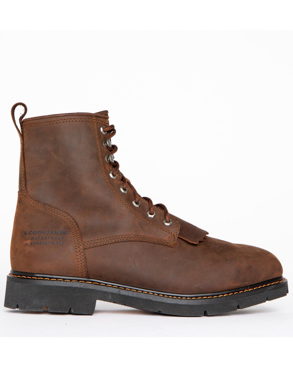 Cody James - Men's Composite Square Toe Waterproof Work Boots | Brown