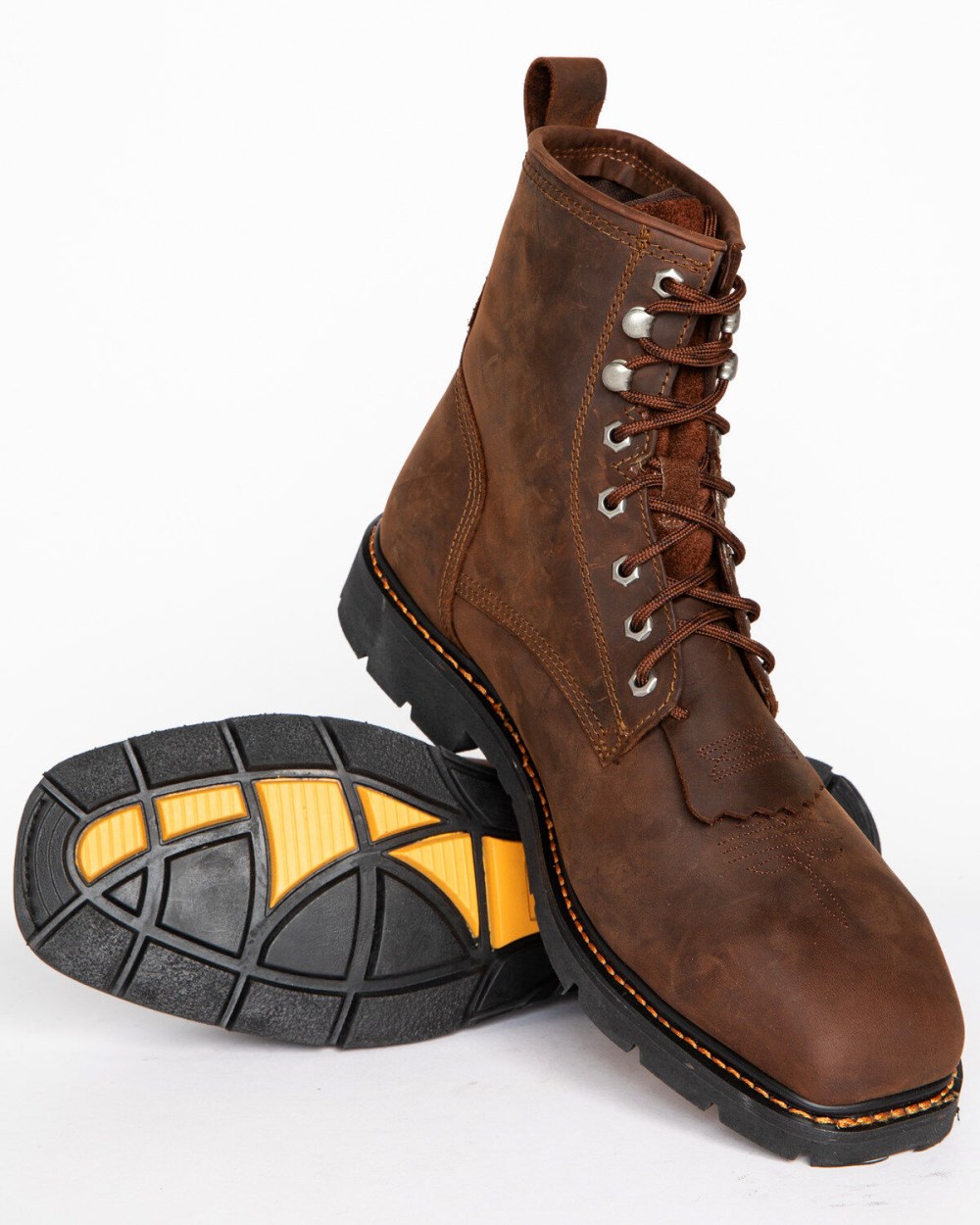 Cody James - Men's Composite Square Toe Waterproof Work Boots | Brown