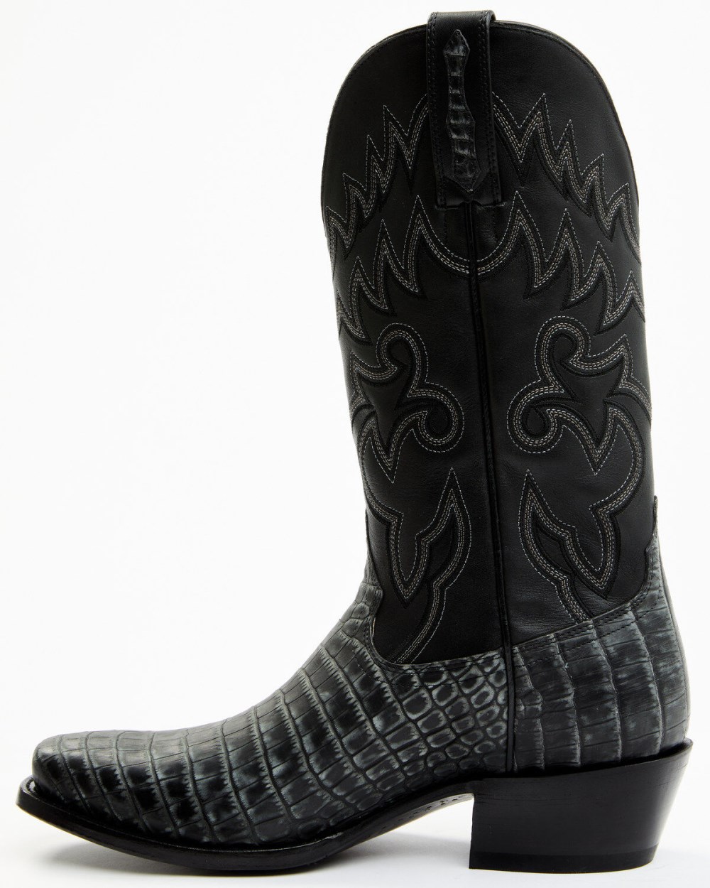 Cody James - Men's Exotic Alligator Western Boots - Square Toe | Grey