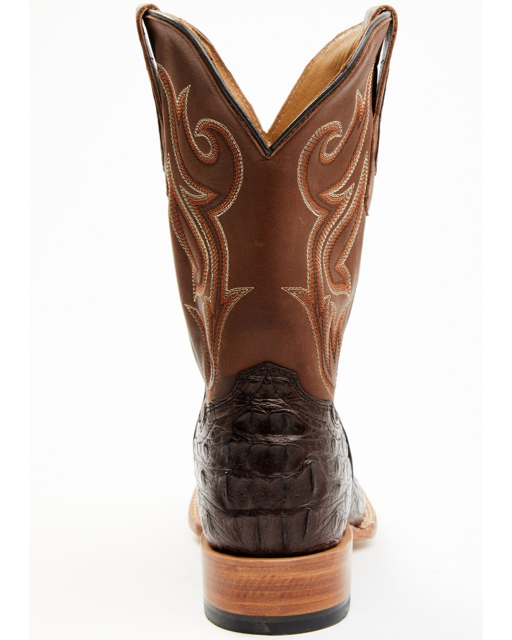 Cody James - Men's Exotic Caiman Western Boots - Broad Square Toe | Brown