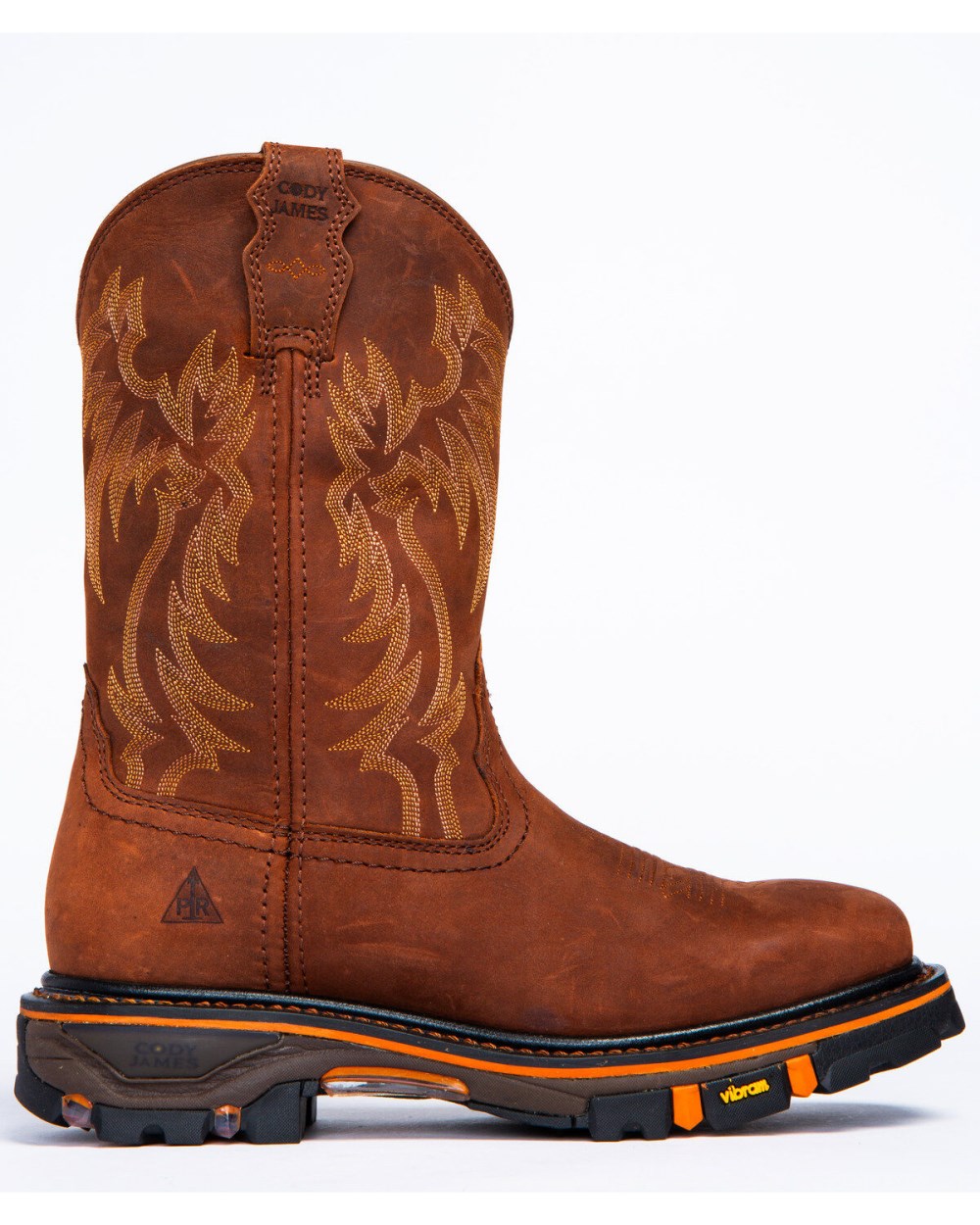 Cody James - Men's 11" Decimator Western Work Boots - Soft Toe | Brown