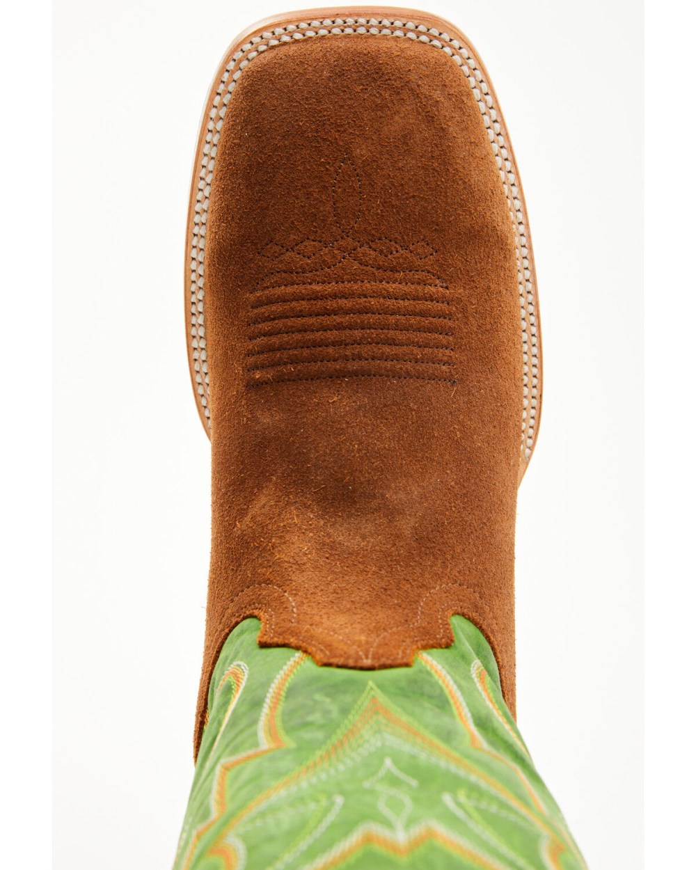 Cody James - Men's Tomahawk Roughout Tall Western Boots - Broad Square Toe | Green