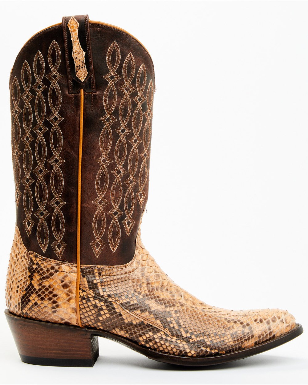 Cody James - Men's Exotic Python Western Boots - Round Toe | Camel