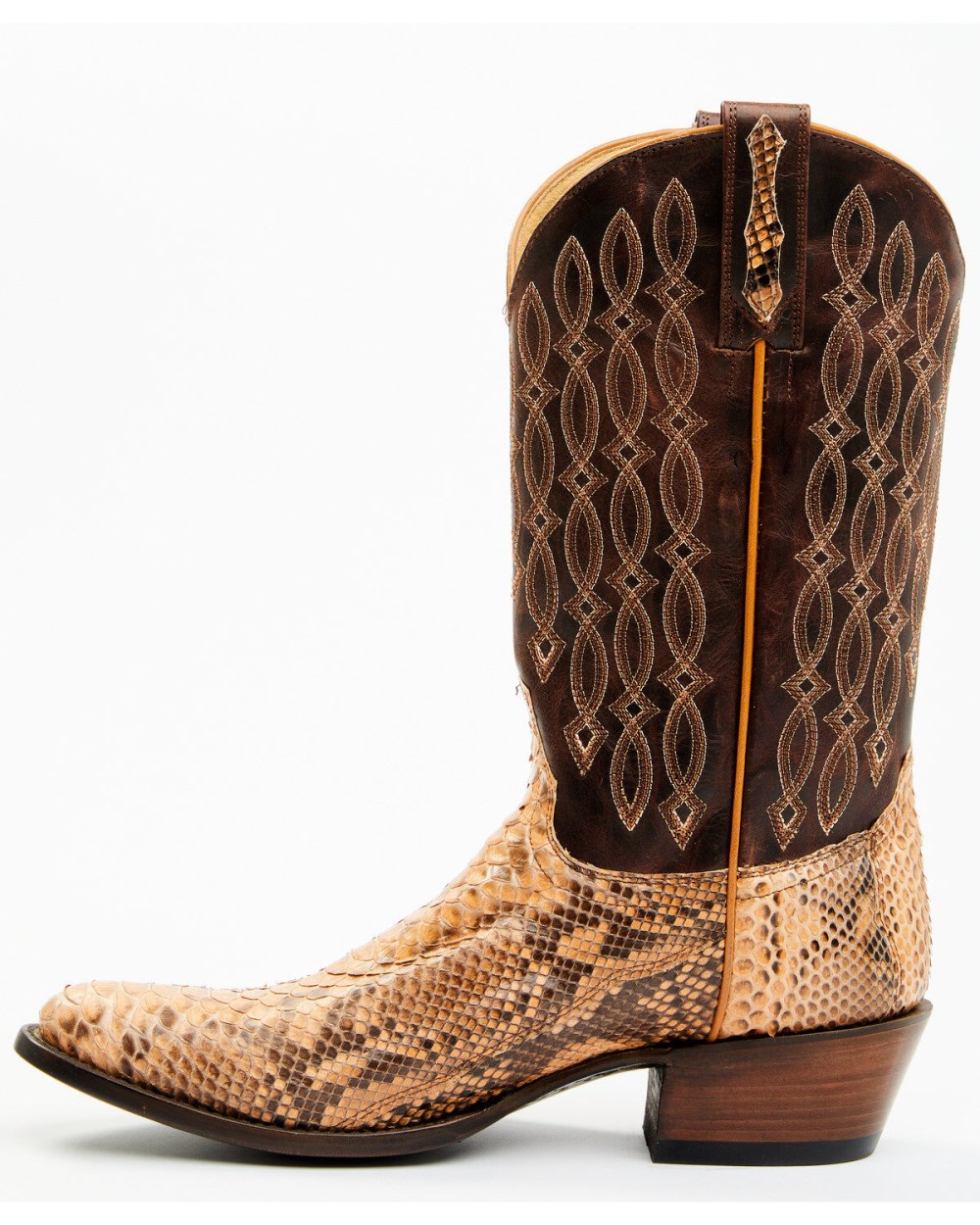 Cody James - Men's Exotic Python Western Boots - Round Toe | Camel