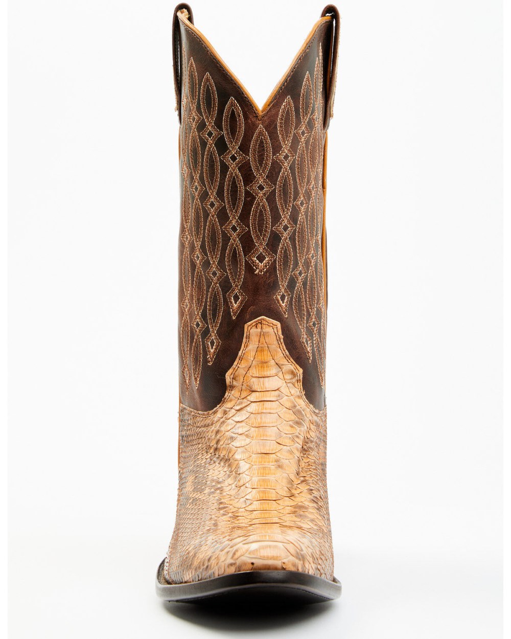 Cody James - Men's Exotic Python Western Boots - Round Toe | Camel