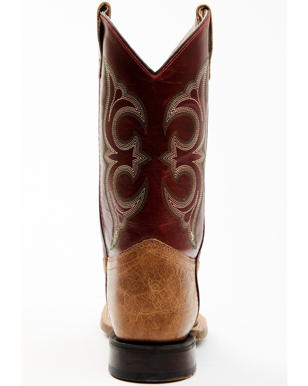 Cody James - Boys' Ames Tonal Western Boots - Broad Square Toe | Brown