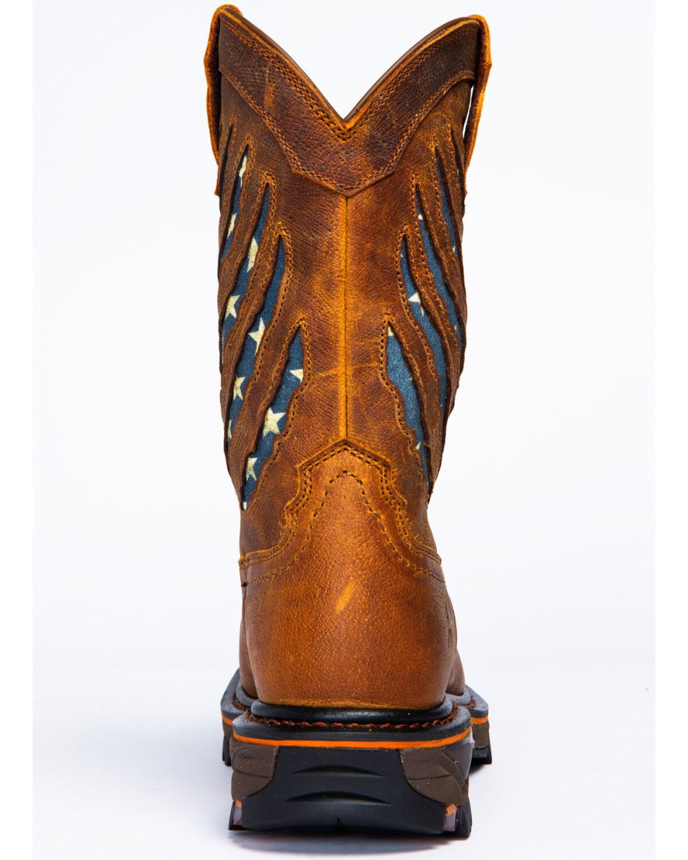 Cody James - Men's Flag Western Work Boots - Nano Composite Toe | Brown