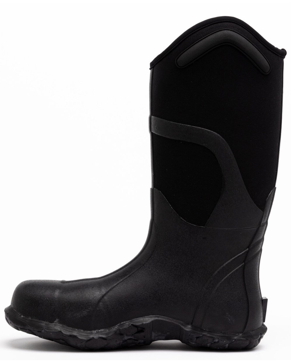 Cody James - Men's Rubber Waterproof Work Boots - Composite Toe | Black