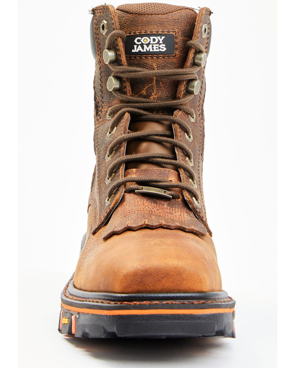 Cody James - Men's Decimator Vibram Lace-Up Work Boots - Composite Toe | Brown
