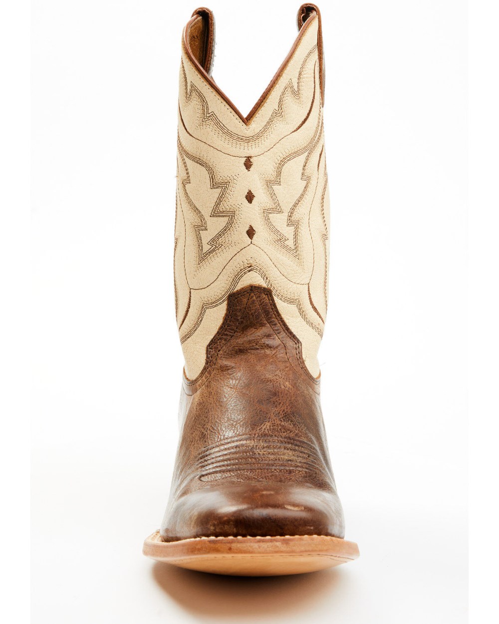 Cody James - Men's Bone Western Boots - Broad Square Toe | Ivory