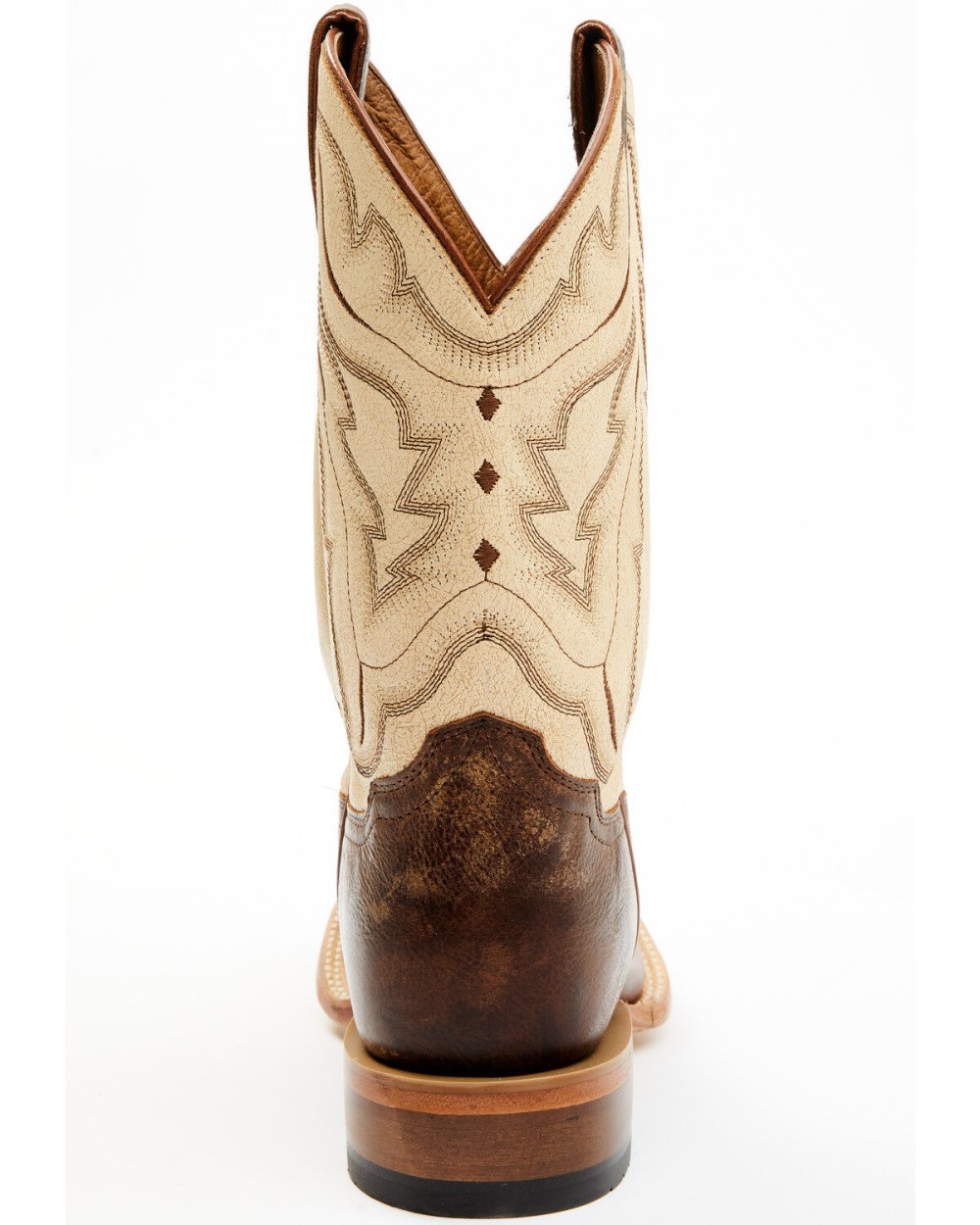 Cody James - Men's Bone Western Boots - Broad Square Toe | Ivory