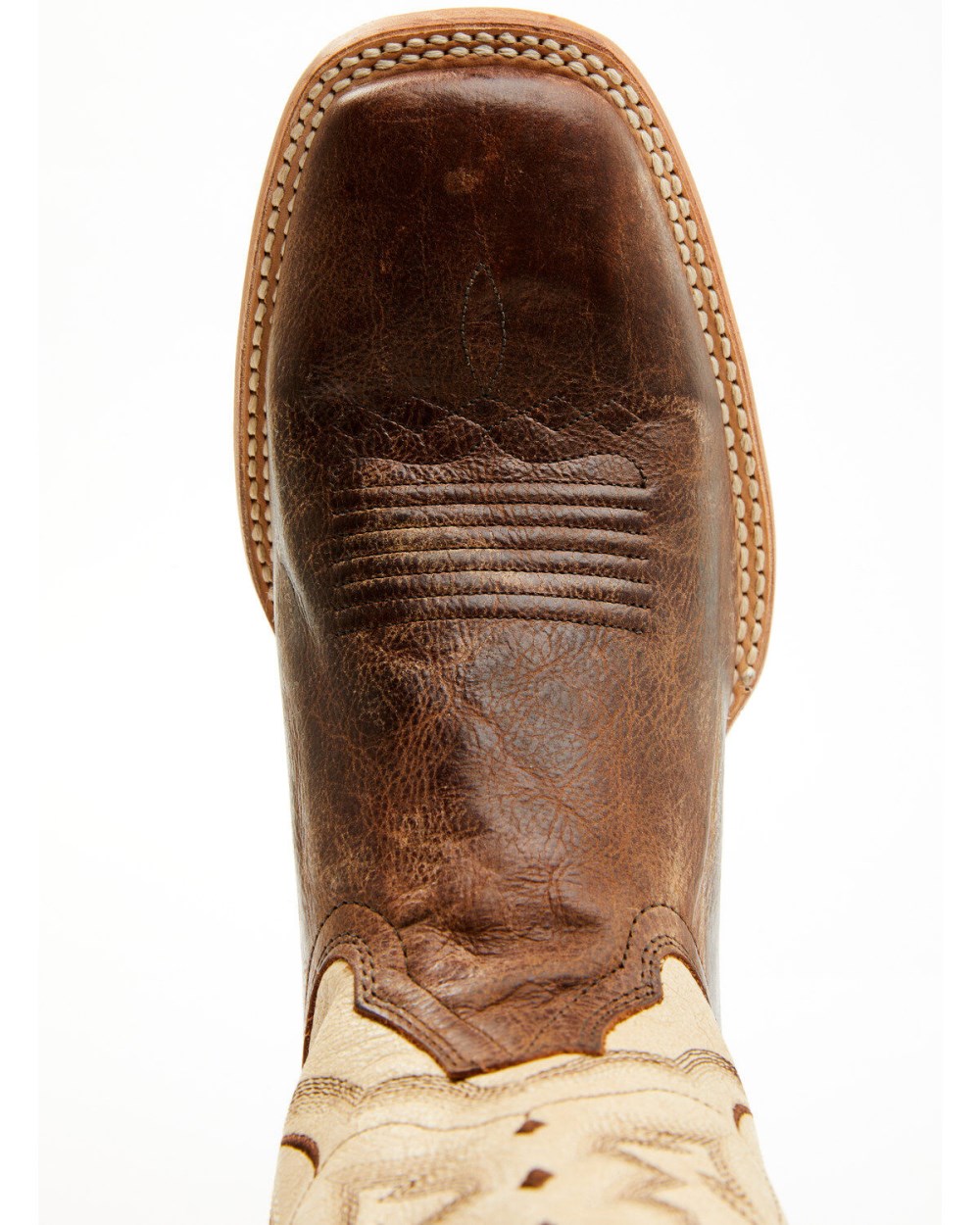 Cody James - Men's Bone Western Boots - Broad Square Toe | Ivory