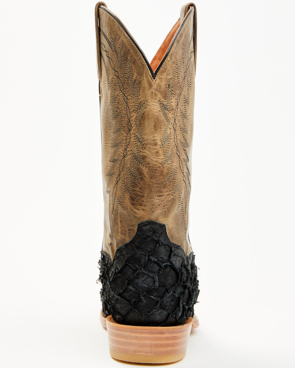 Cody James - Men's Vaqueras Exotic Pirarucu Western Boots - Square Toe | Black