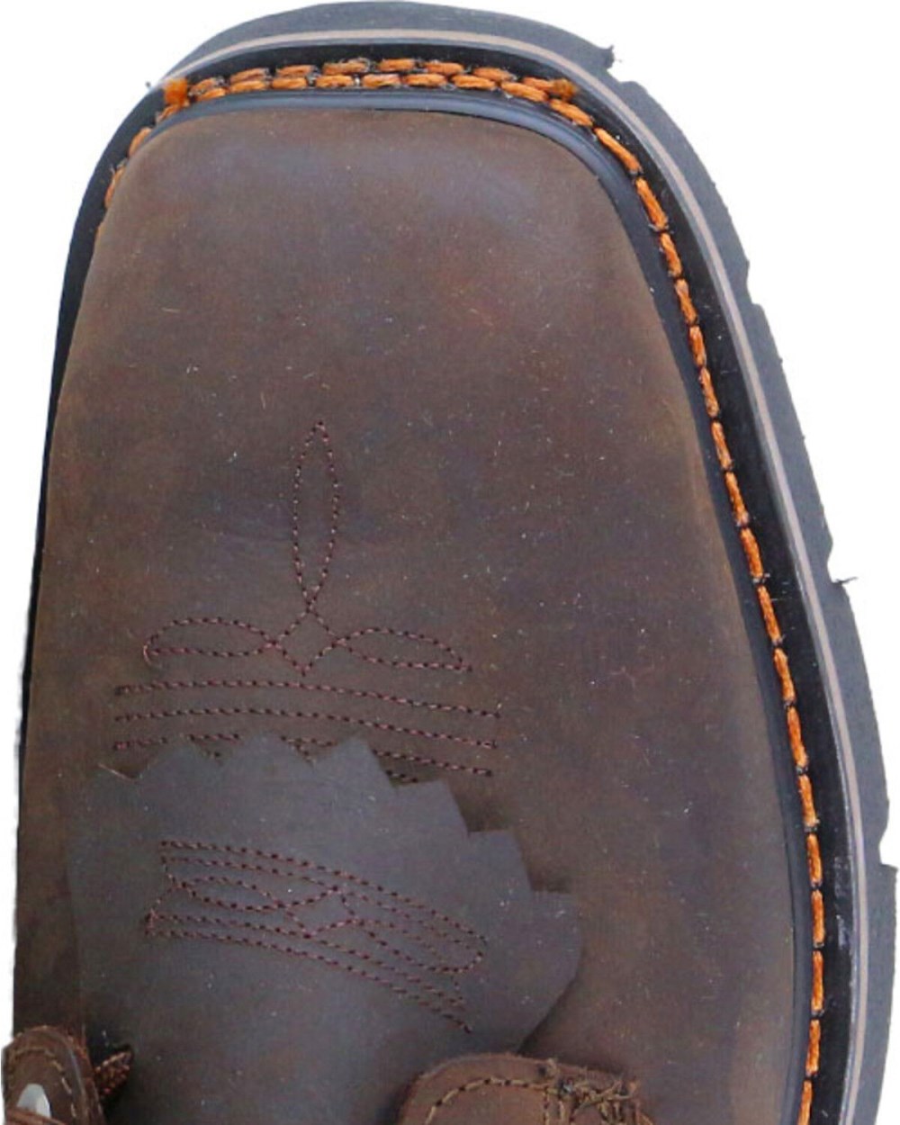 Cody James - Men's Mustang Lace-Up Kiltie Work Boots - Soft Toe | Brown