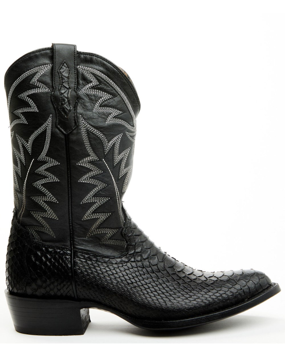 Cody James - Men's Exotic Python Western Boots - Round Toe | Black