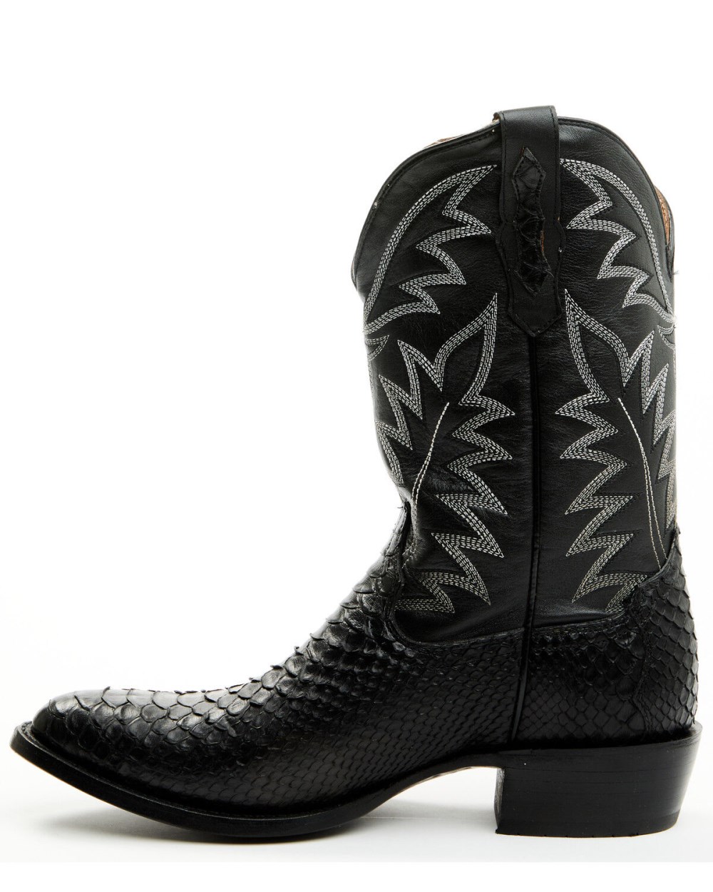 Cody James - Men's Exotic Python Western Boots - Round Toe | Black