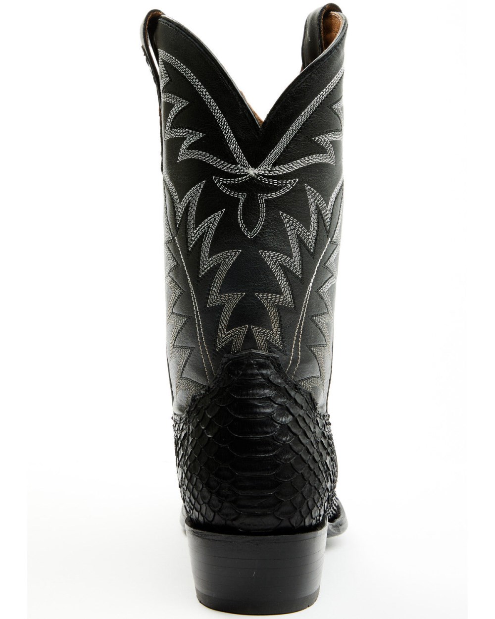 Cody James - Men's Exotic Python Western Boots - Round Toe | Black