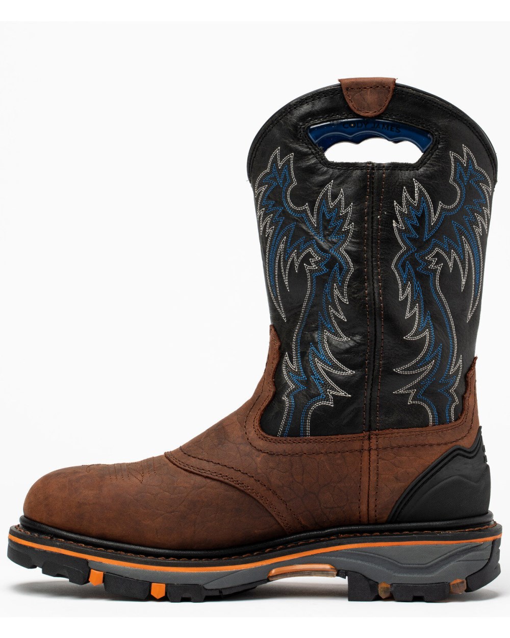 Cody James - Men's 11" Decimator Waterproof Western Work Boots - Nano Composite Toe | Brown