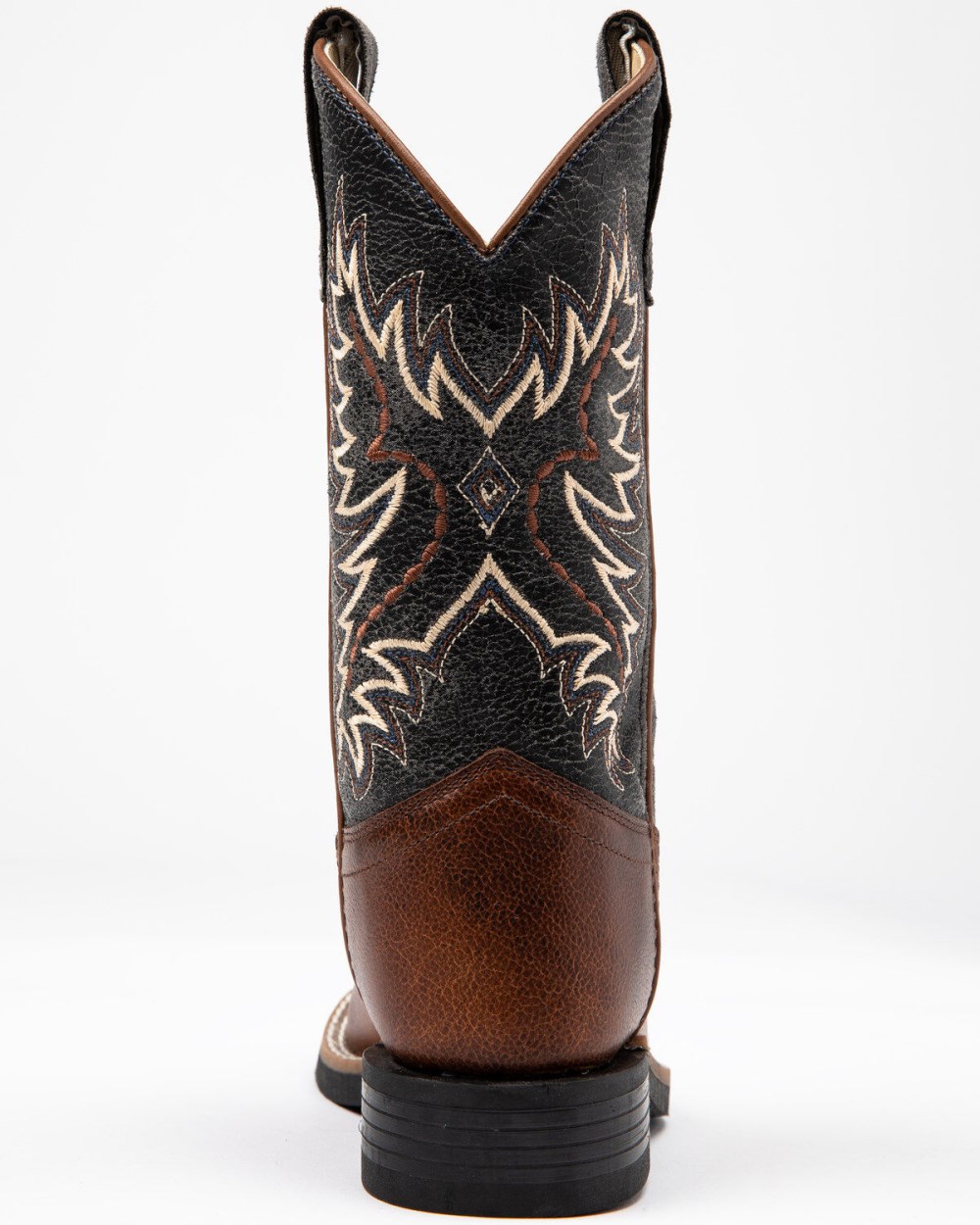 Cody James - Boys' Ryder Western Boots - Square Toe | Brown/blue