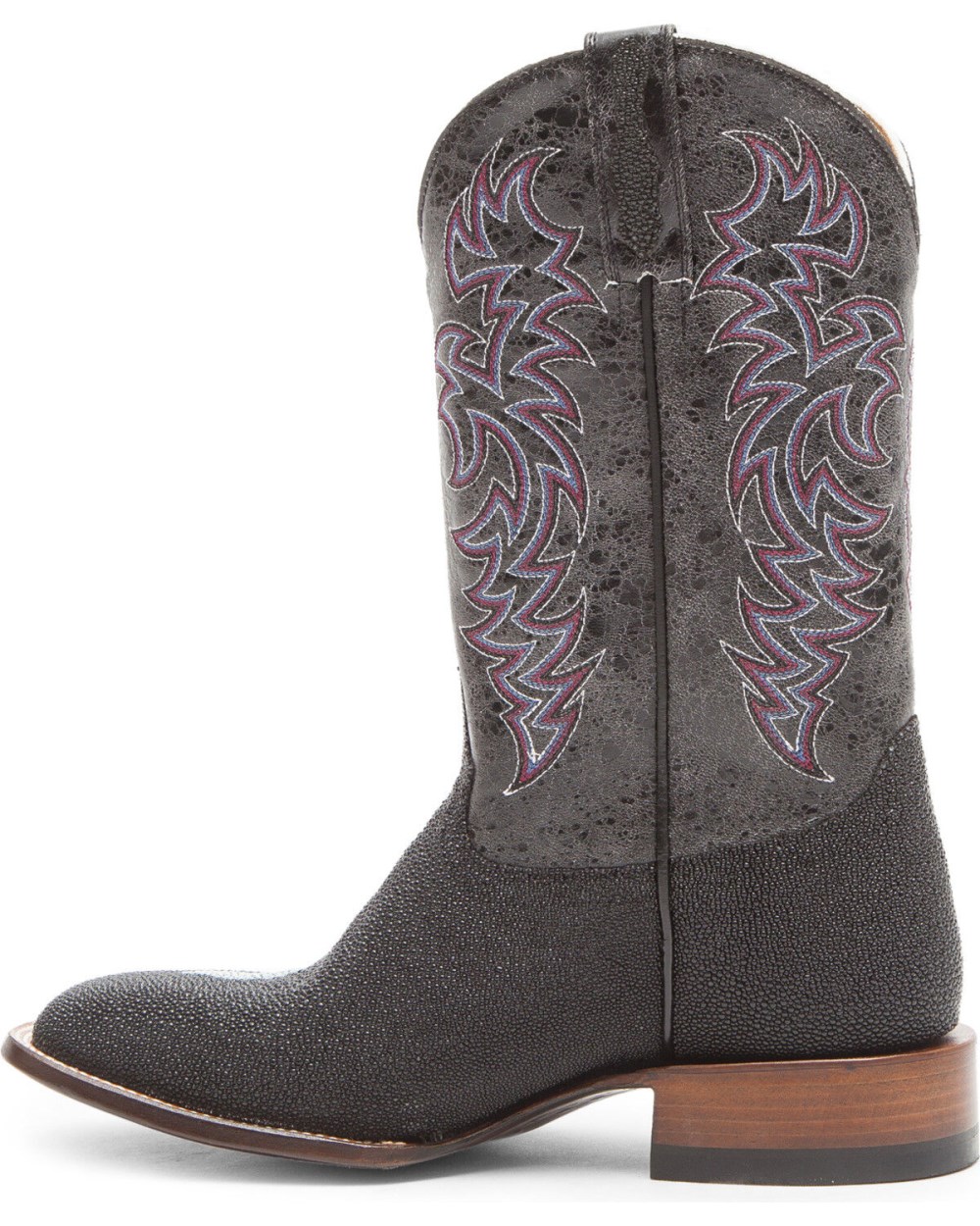 Cody James - Men's Exotic Stingray Western Boots - Broad Square Toe | Black