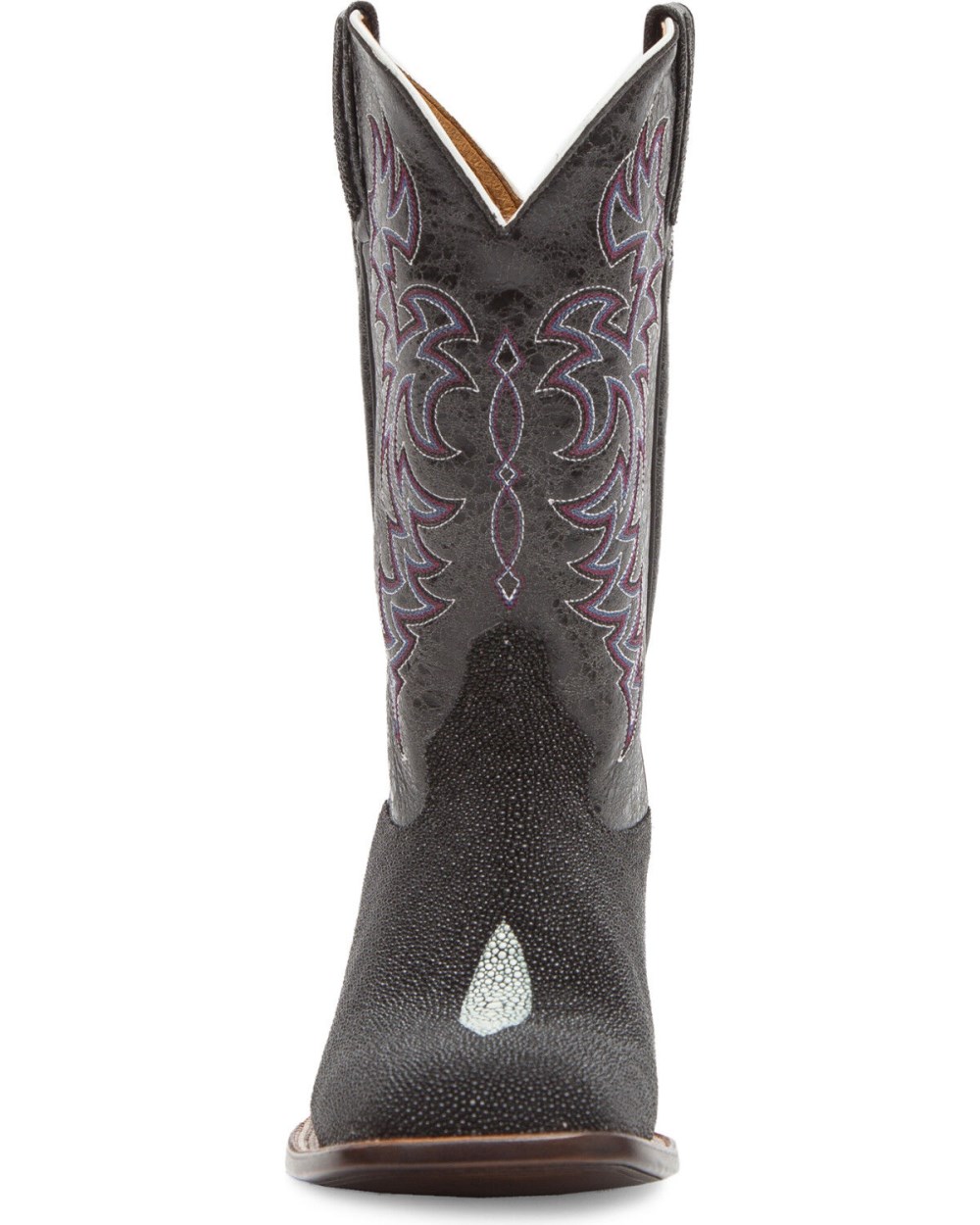 Cody James - Men's Exotic Stingray Western Boots - Broad Square Toe | Black
