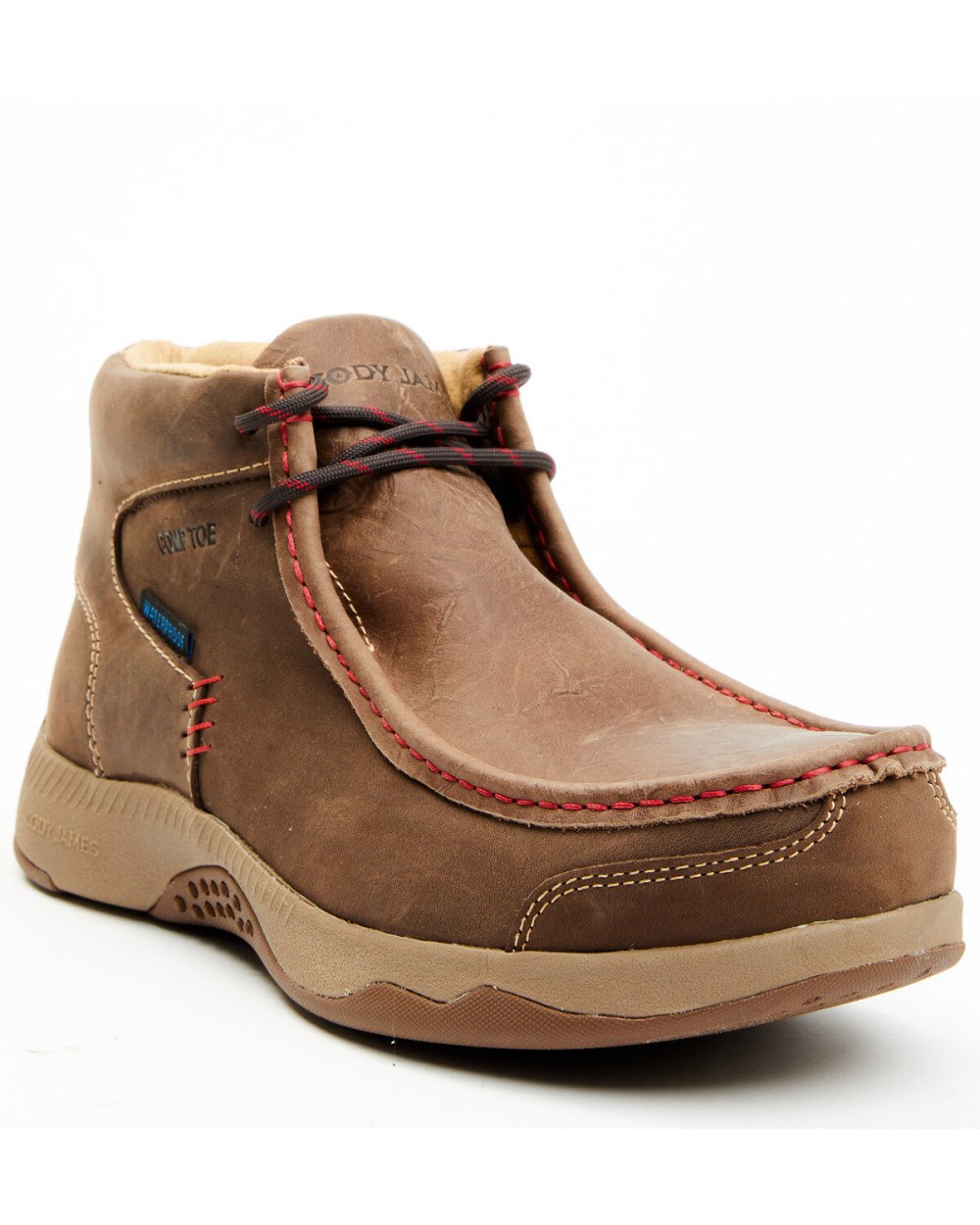 Cody James - Men's Wallabee Moc Toe Work Shoes - Composite Toe | Brown