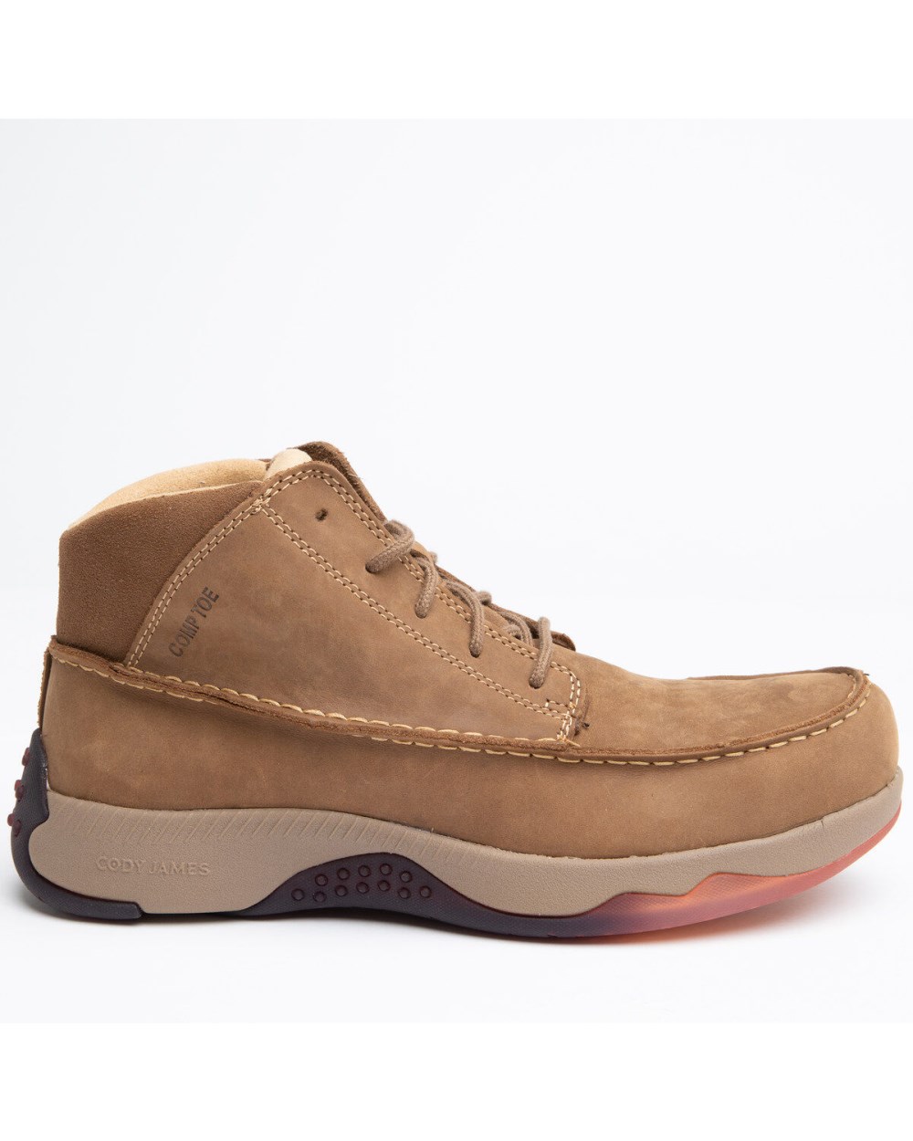 Cody James - Men's Casual Driver Work Boots - Composite Toe | Brown