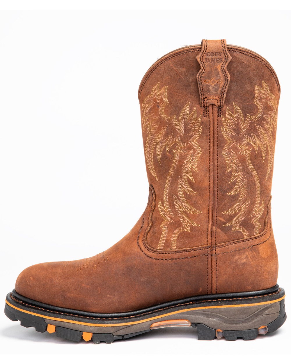 Cody James - Men's Waterproof Decimator Western Work Boots - Steel Toe | Brown
