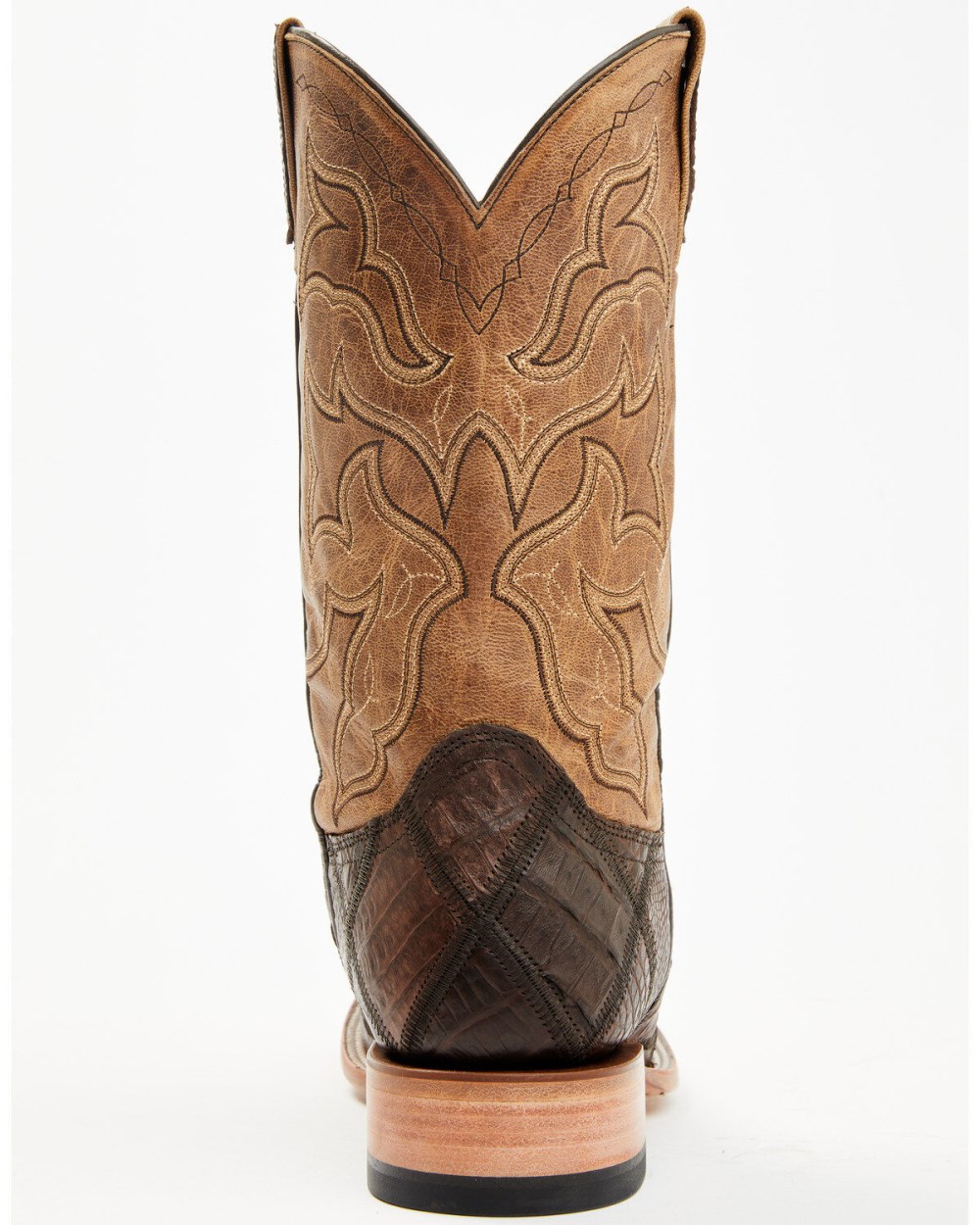 Cody James - Men's Exotic Caiman Western Boots - Broad Square Toe | Brown