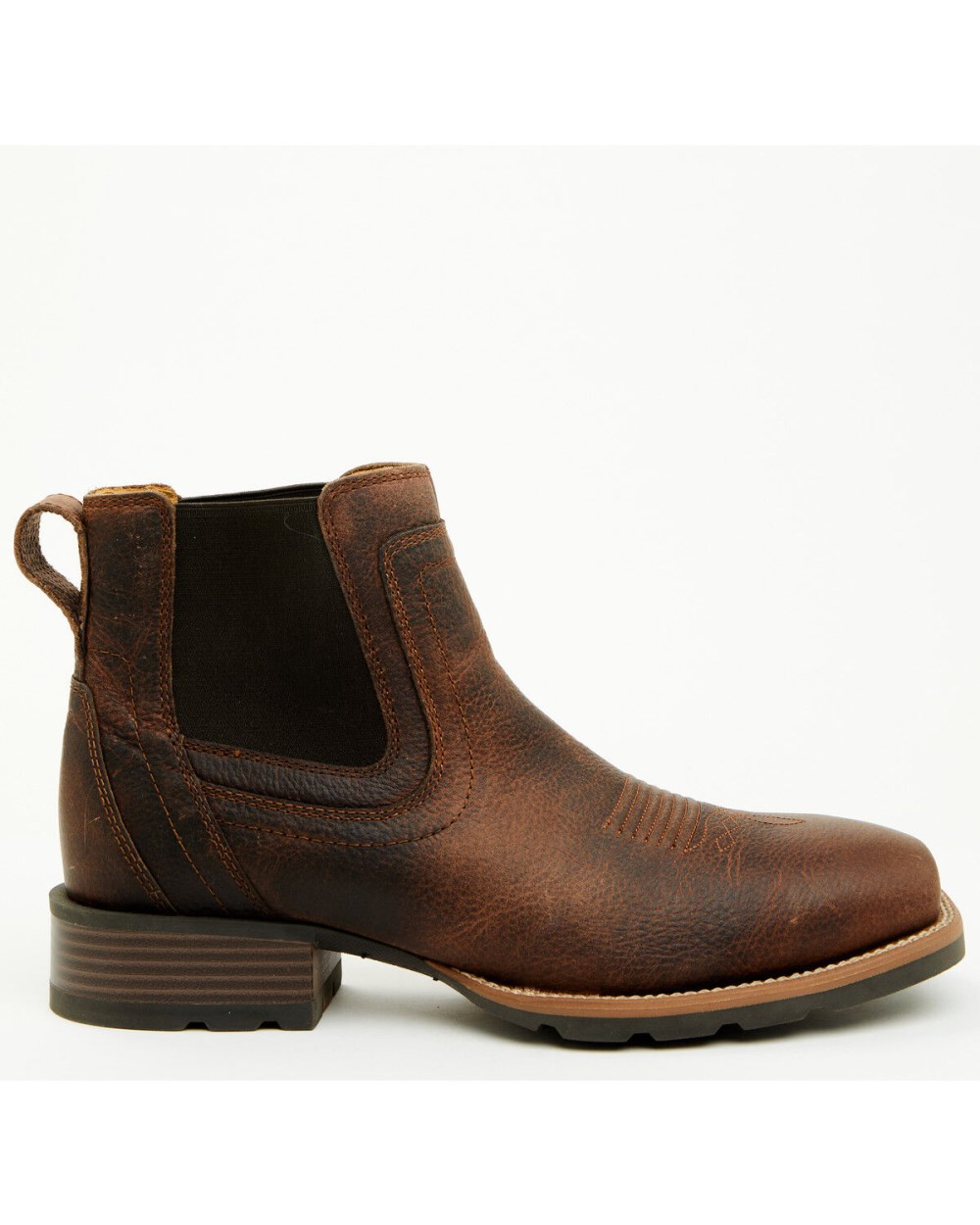 Cody James - Men's Ranger Chelsea Boots - Broad Square Toe | Brown
