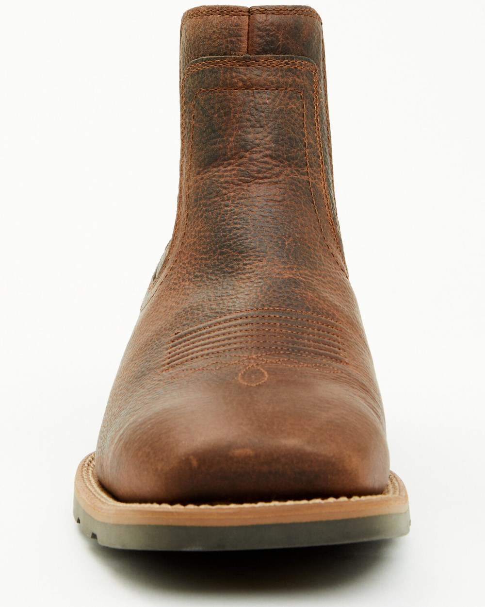 Cody James - Men's Ranger Chelsea Boots - Broad Square Toe | Brown