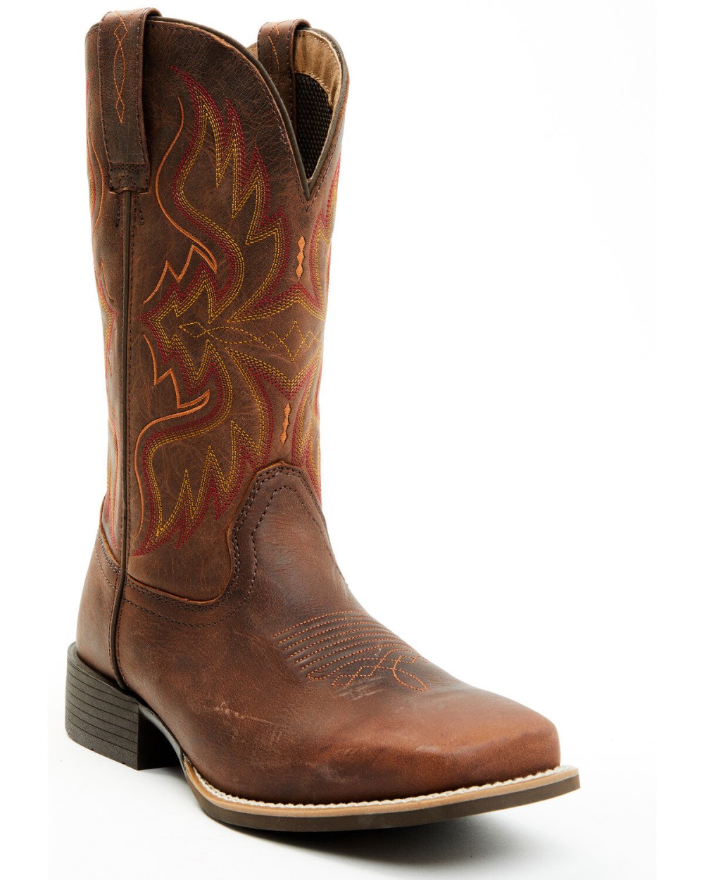 Cody James - Cush Core Men's Major Performance Western Boots - Broad Square Toe | Cognac