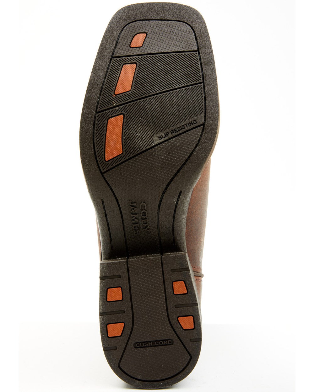 Cody James - Cush Core Men's Major Performance Western Boots - Broad Square Toe | Cognac