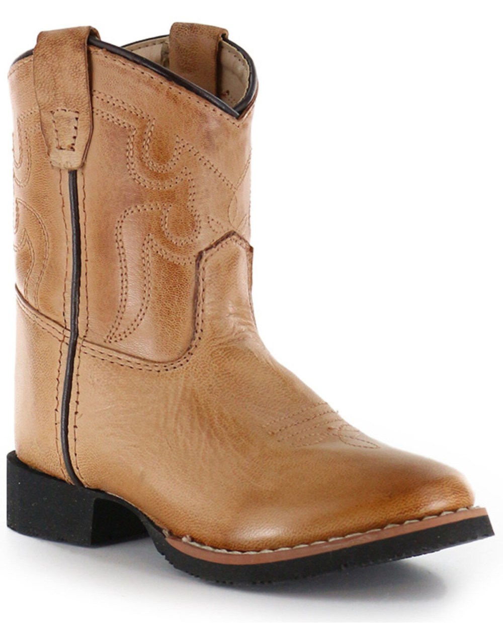 Cody James - Toddler's Showdown Round Toe Western Boots | Tan