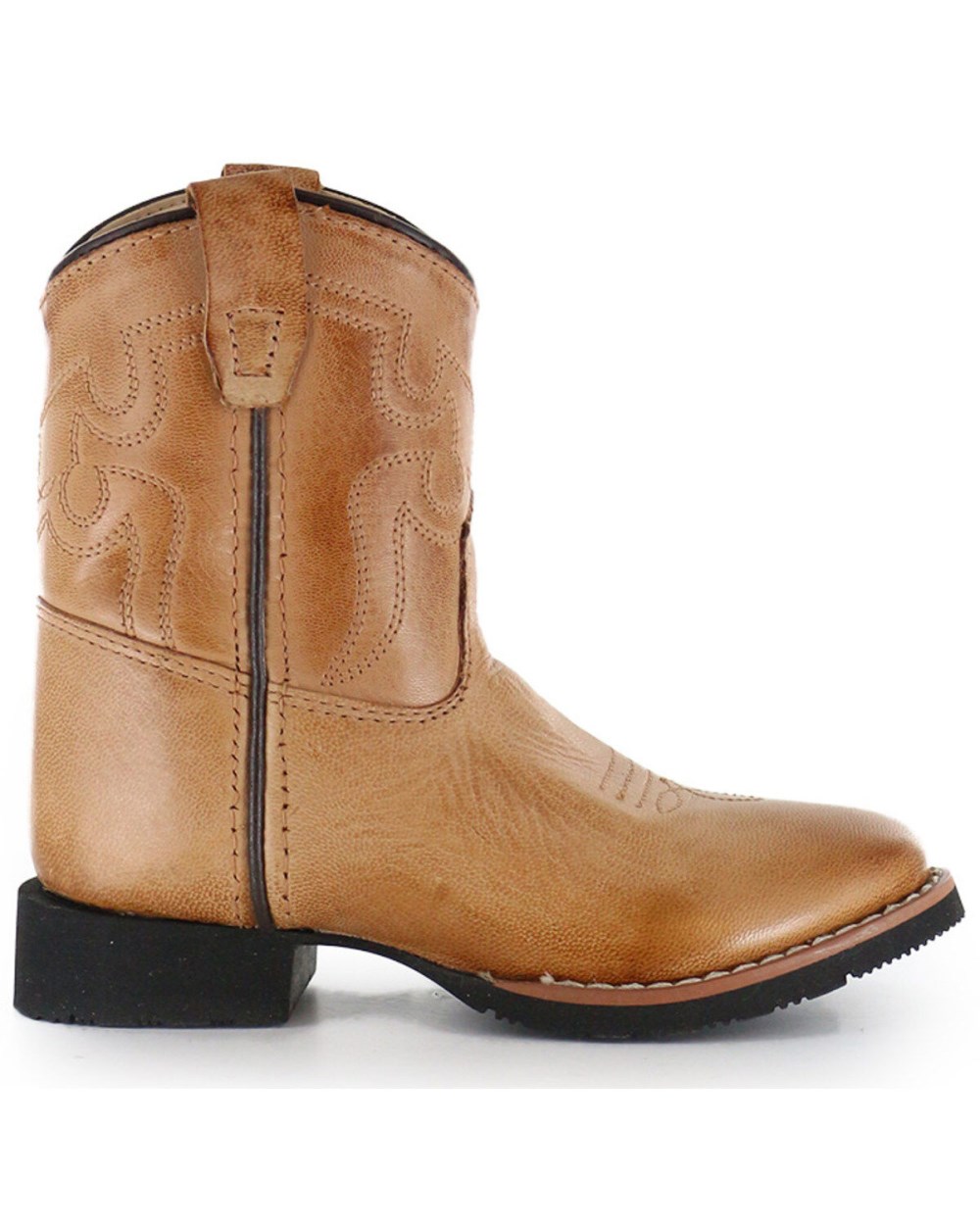 Cody James - Toddler's Showdown Round Toe Western Boots | Tan